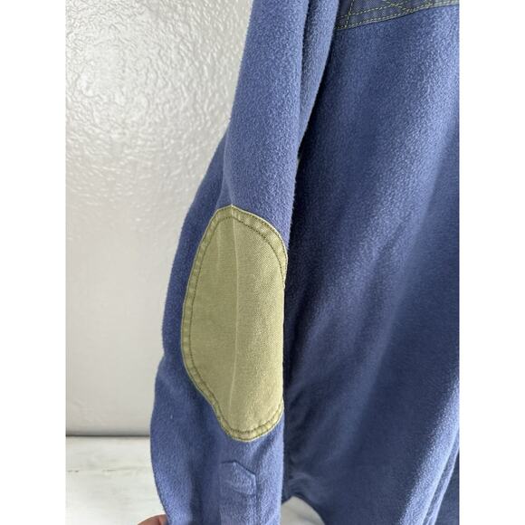 Vineyard Vines Crosby Shirt Men's Medium Blue 100% Cotton Flannel Elbow Patch - Picture 4 of 15